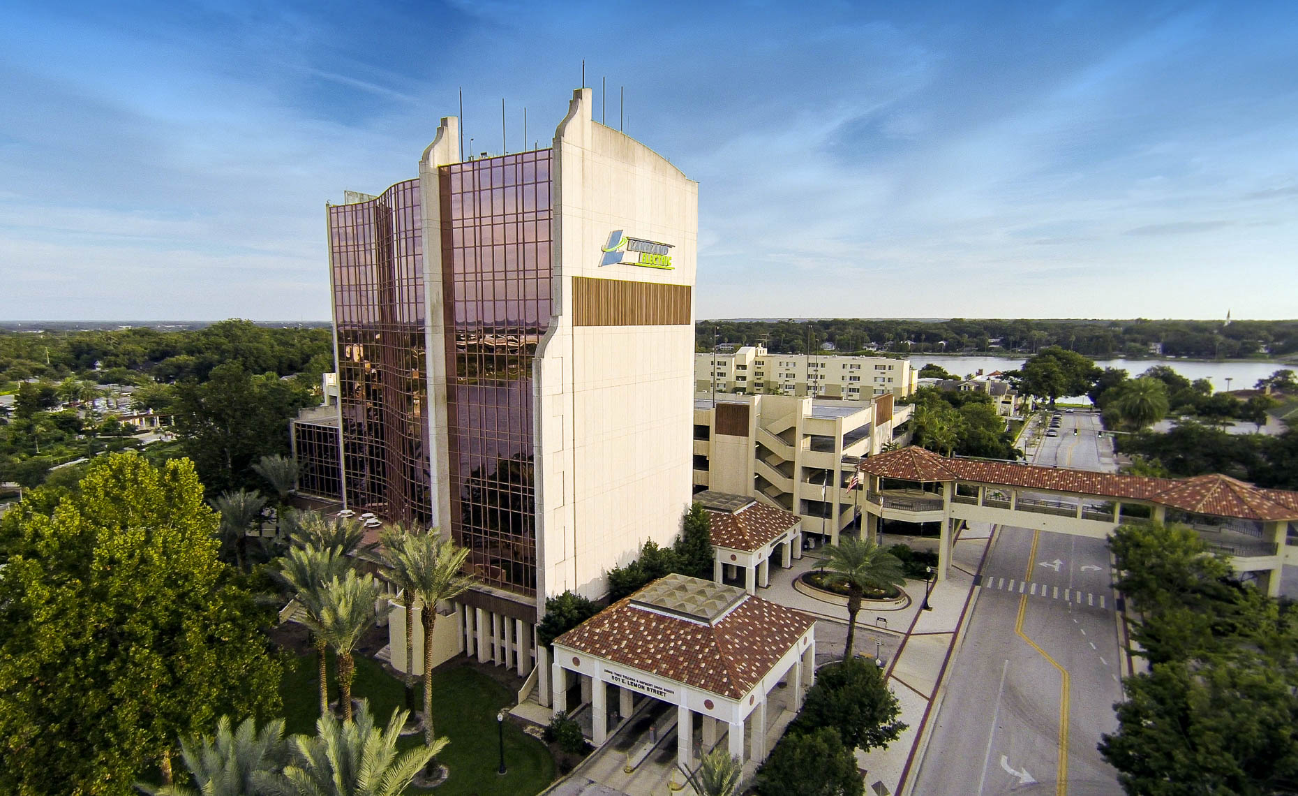 Aerial Lakeland Electric Building  - Mark Borosch Photography - Lakeland, FL