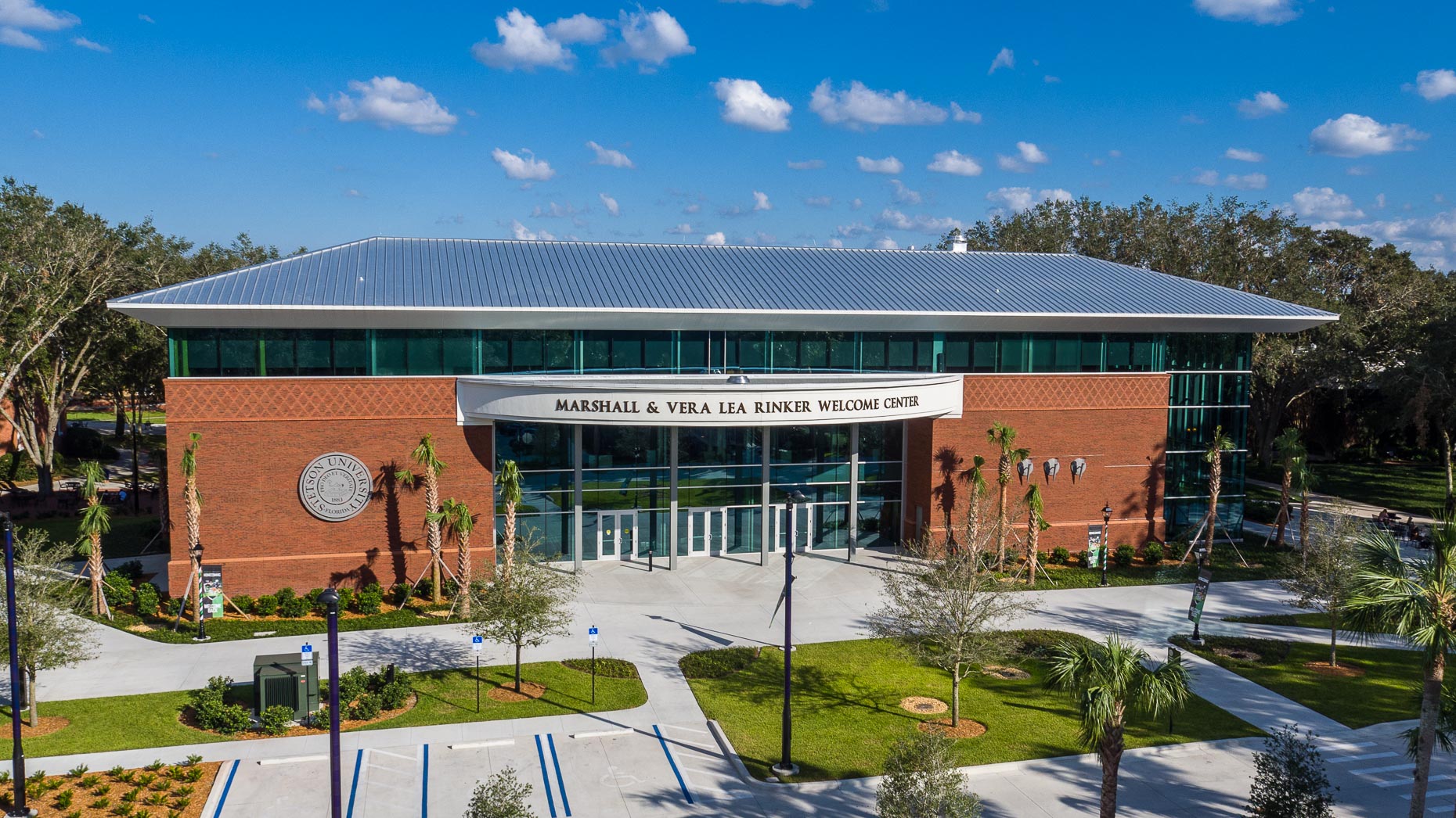 Aerial Stetson University Welcome Center - Mark Borosch Photography - DeLand, FL