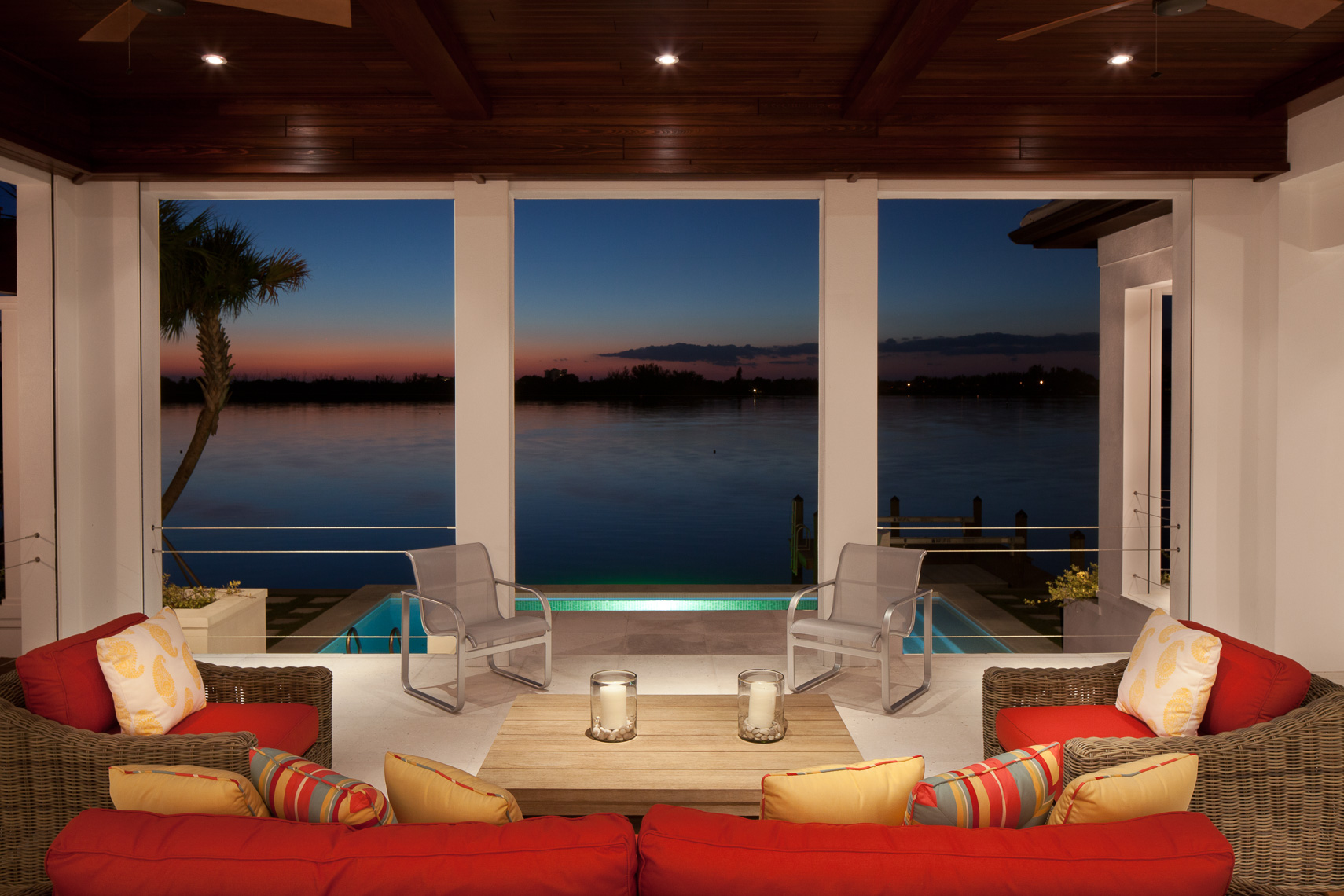 Modern Outdoor Living - Mark Borosch Photography - Bird Key, FL