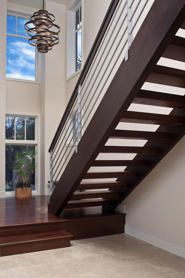Modern Staircase - Mark Borosch Photography - Casey Key, FL