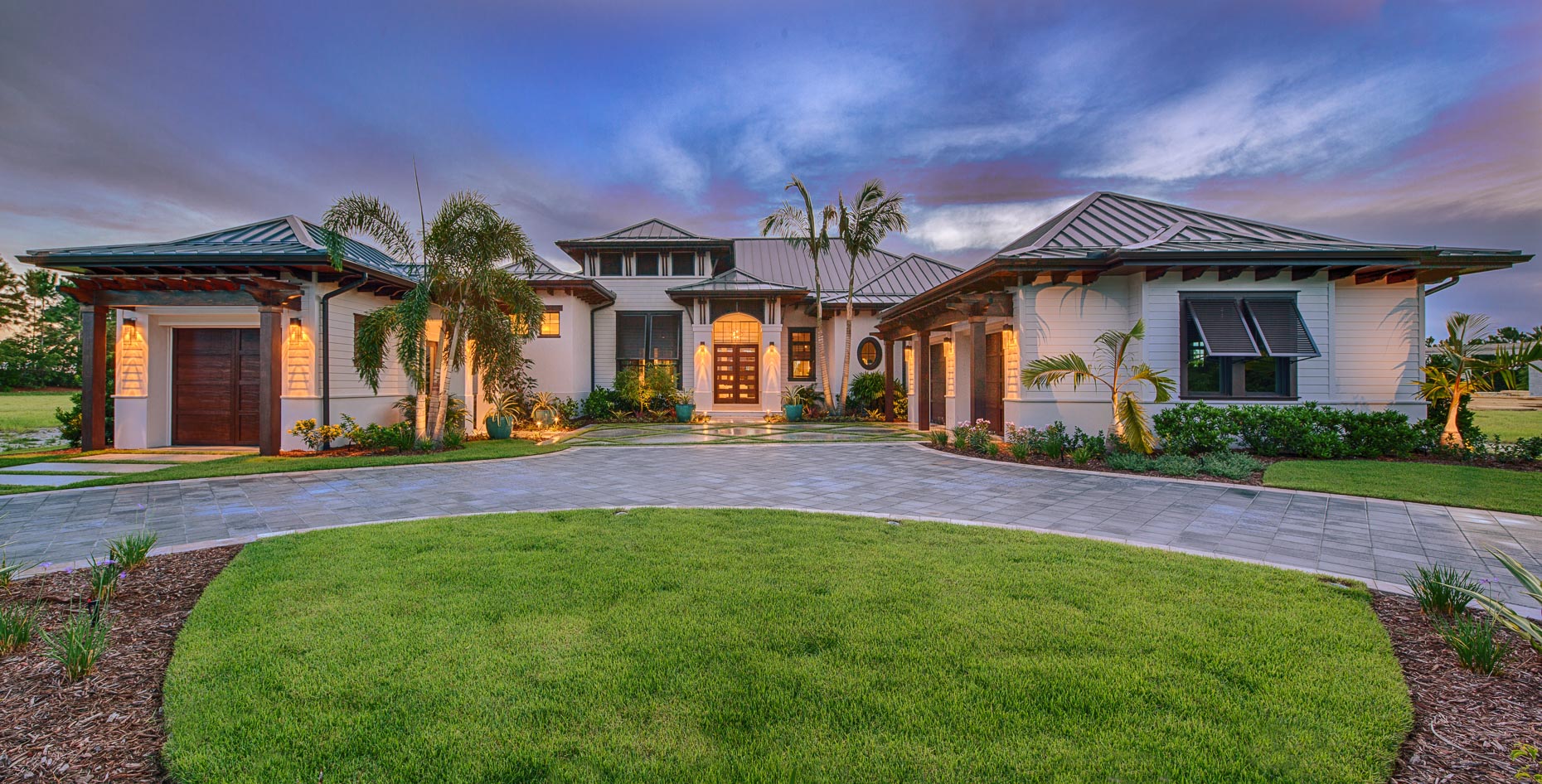 Model Home, Coastal West Indies Architecture - Mark Borosch Photography - Lakewood Ranch, FL
