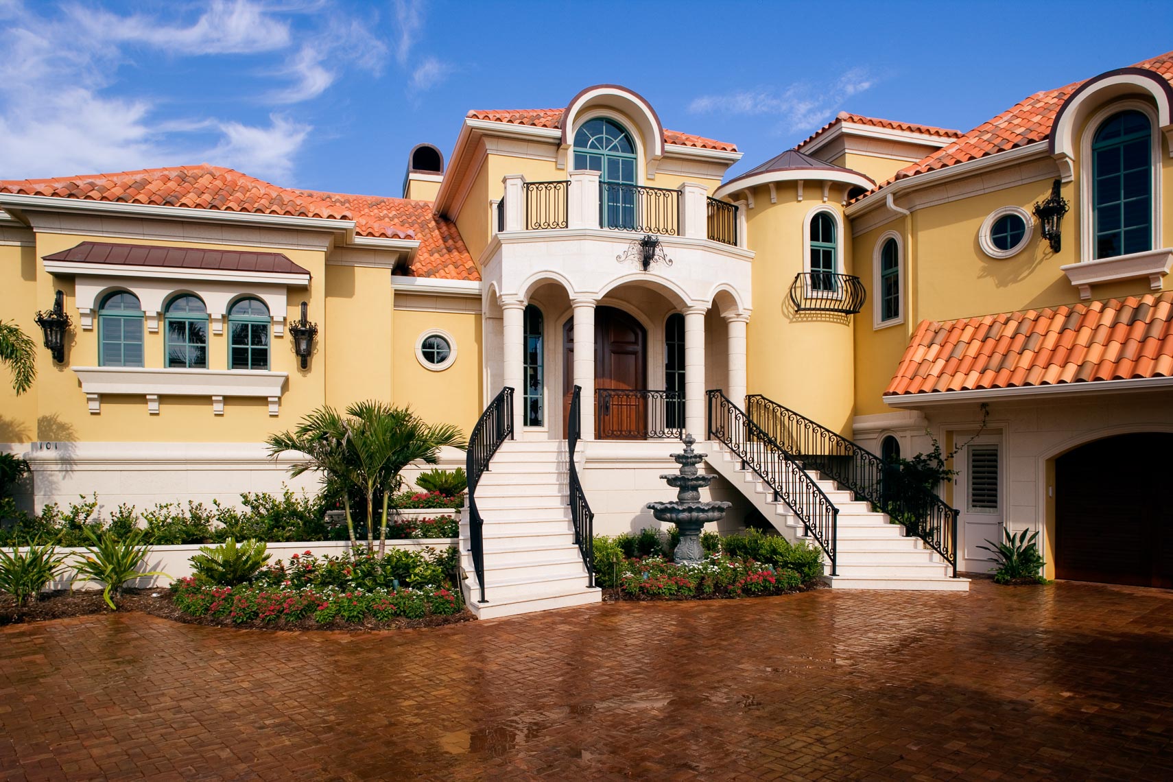 Costal Mediterranean Home - Mark Borosch Photography - Bird Key, FL